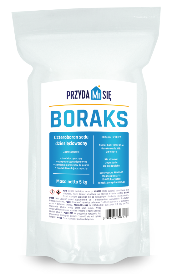 Boraks - borax 10-wodny czteroboran sodu - 5kg